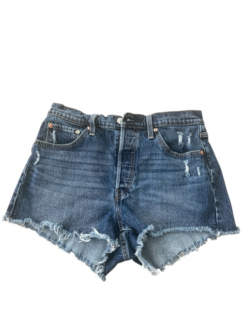 Levi's Dark Blue Denim Shorts